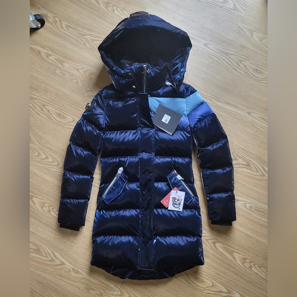 Brand New Woman's Woodpecker Penguin Long Coat Jacket XS - Picture 5 of 8